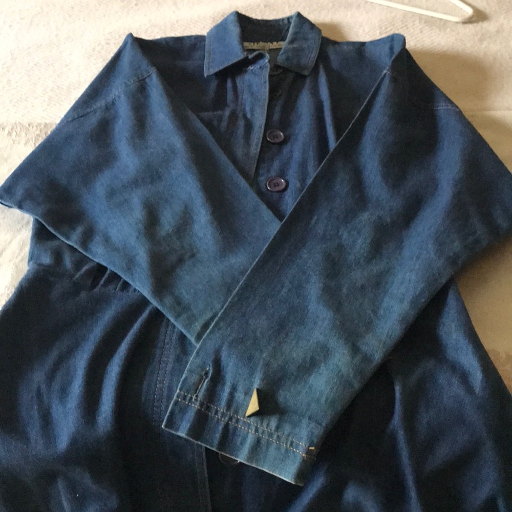 Blue denim dress  midcalf
